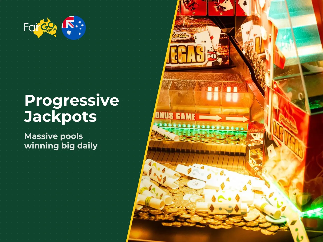 Progressive jackpots are networked across the