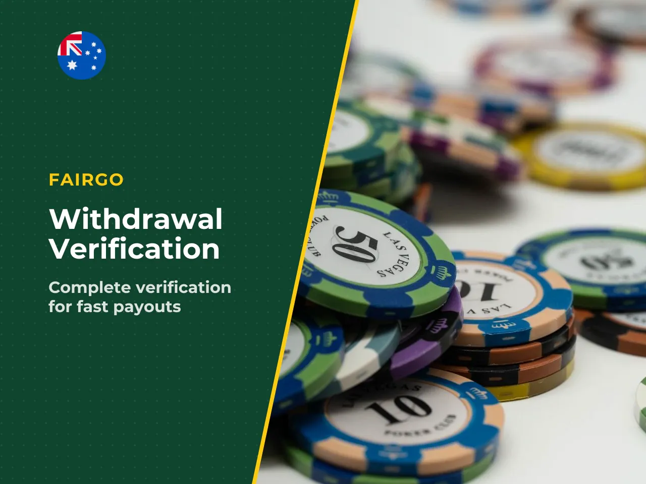KYC and withdrawal checklist. - Complete