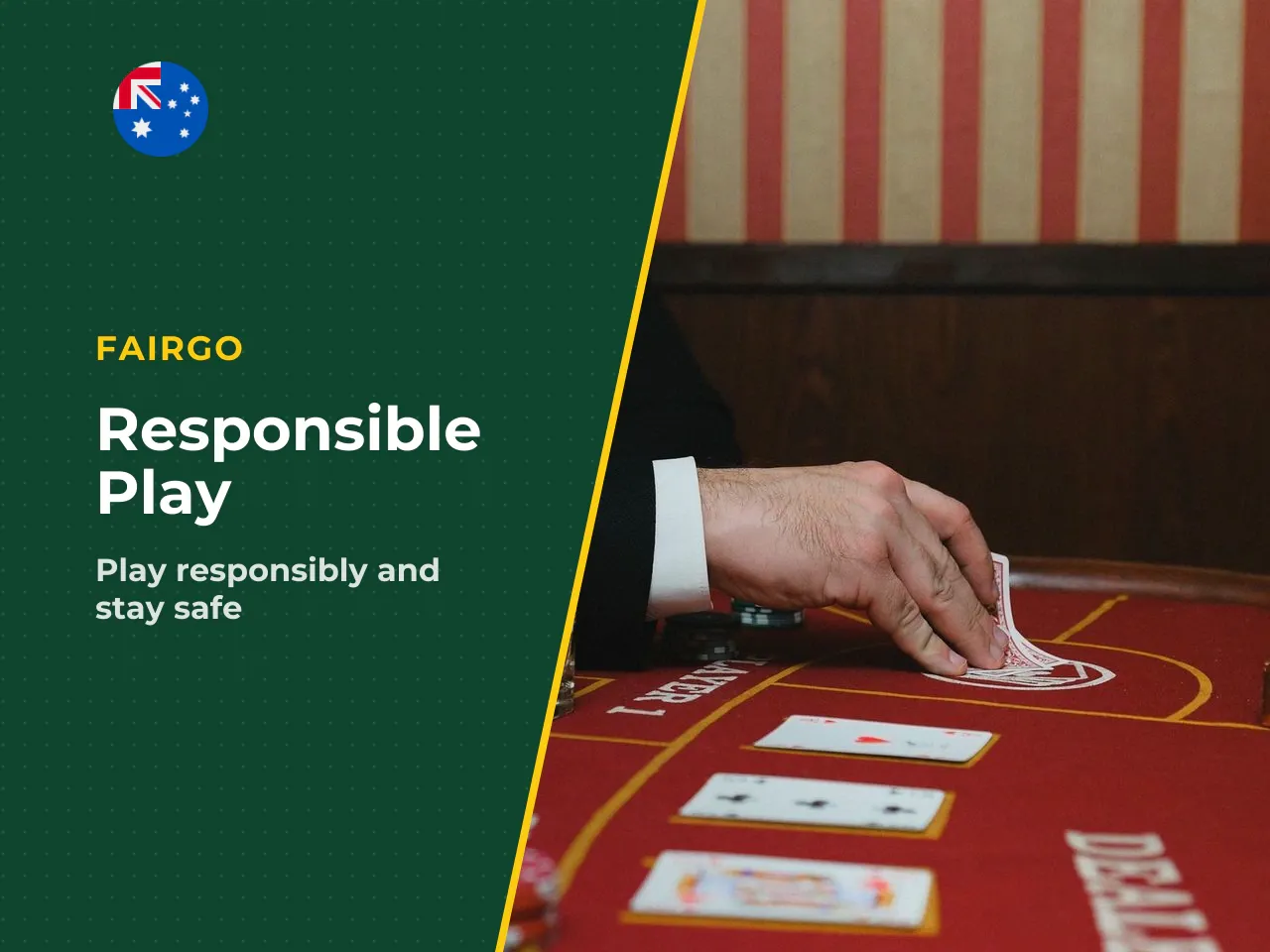 Responsible gambling notice. Gambling involves risk