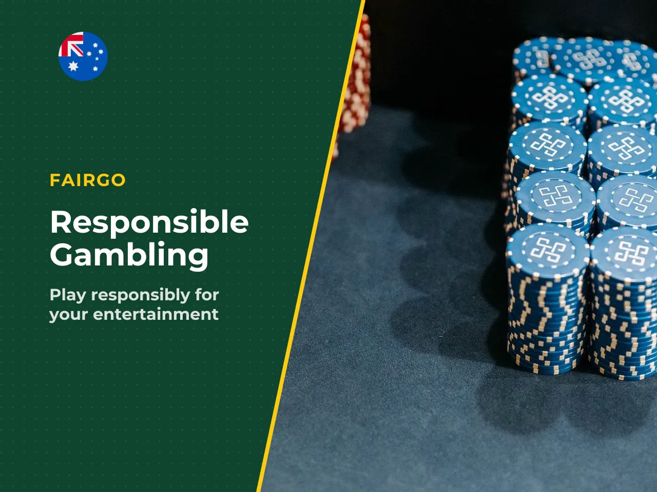 Responsible gambling notice. Gambling is 18